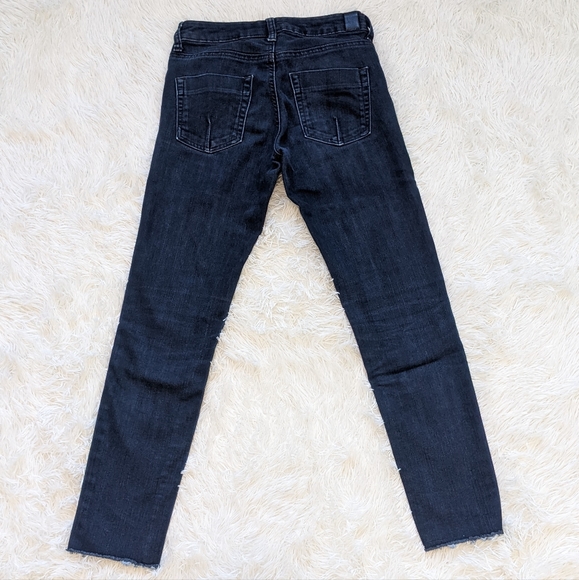 ⭐BOGO Mango rough hem mid rise jeans - Picture 2 of 8